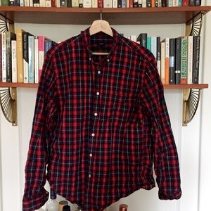 J. Crew Men’s Plaid Cotton Shirt